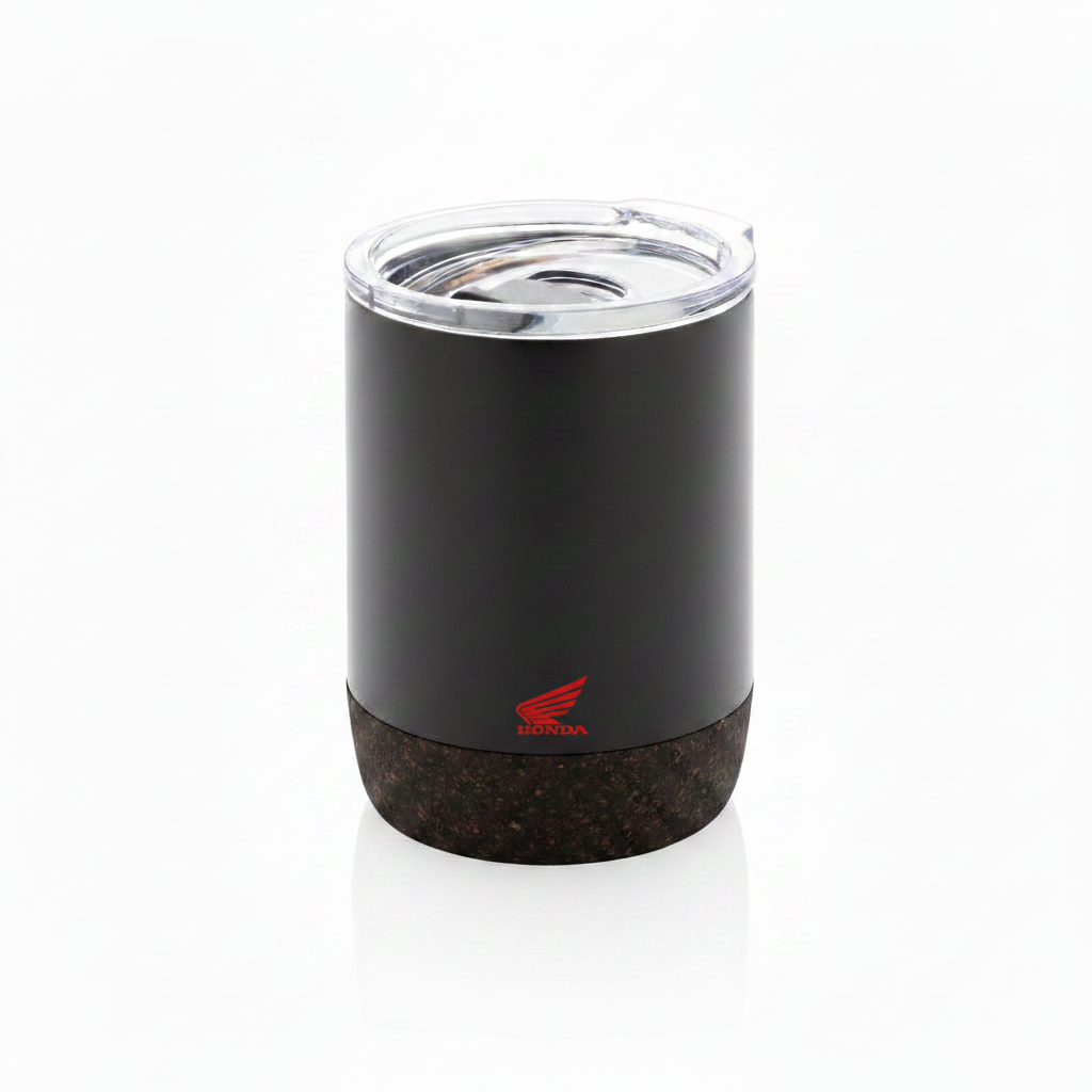 Black Tumbler with Small Honda Logo