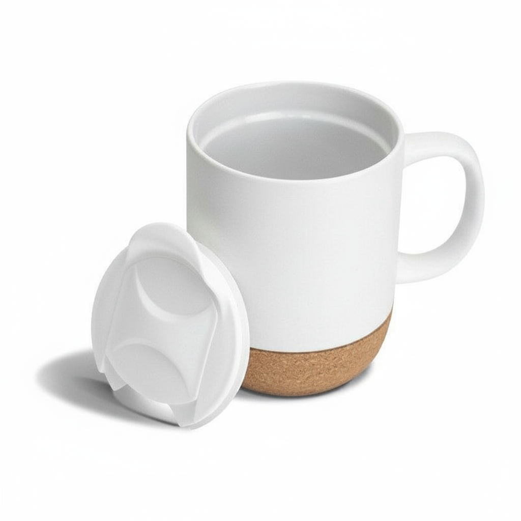 Ceramic Mug with Cork Base